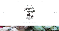 Desktop Screenshot of macheteshoppe.com